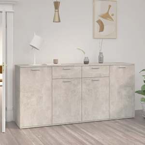 Příborník betonově šedý 160 x 36 x 75 cm kompozitní dřevo - obrázek 1