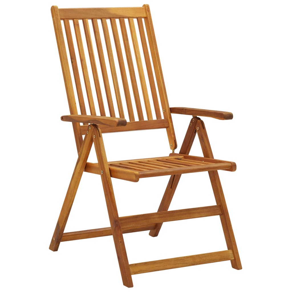vidaXL Tuinstoelen 8 st inklapbaar massief acaciahout afbeelding