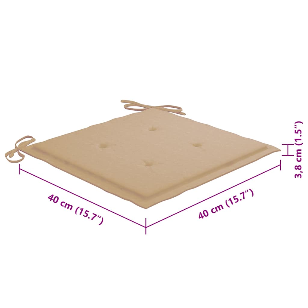Tuinstoelen 8 st inklapbaar met kussens massief acaciahout image 15