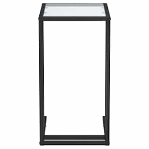 Stolek na notebook průhledný 50 x 35 x 65 cm tvrzené sklo - obrázek 3