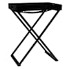 vidaXL kokkupandav laud, must, 48 x 34 x 61 cm, MDF
