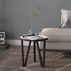 Čajový stolek dub sonoma Ø 35 cm MDF - obrázek 1