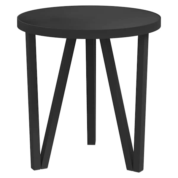 vidaXL teelaud, must, &Oslash;35 cm, MDF