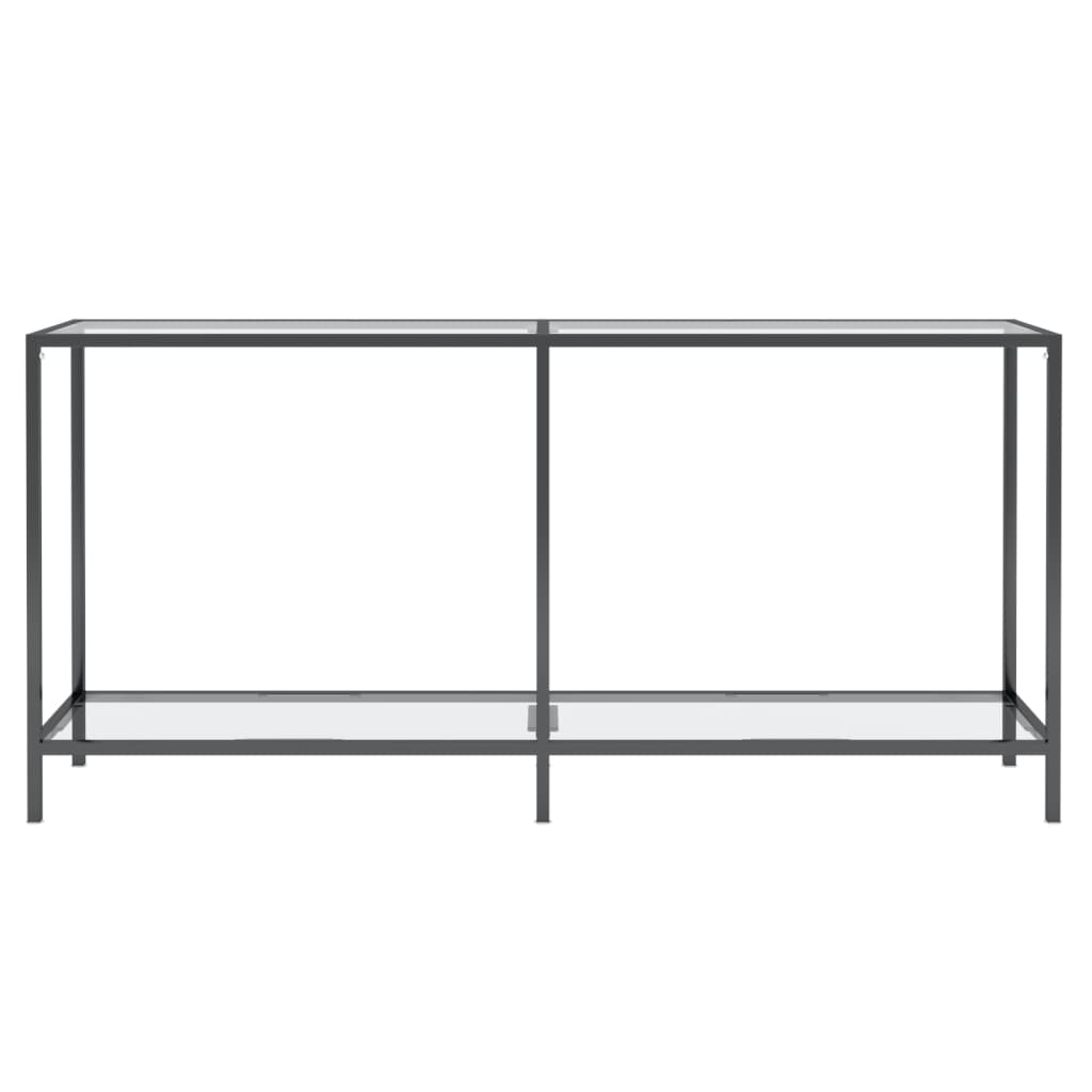 

vidaXL Wandtafel 160x35x75,5 cm gehard glas transparant