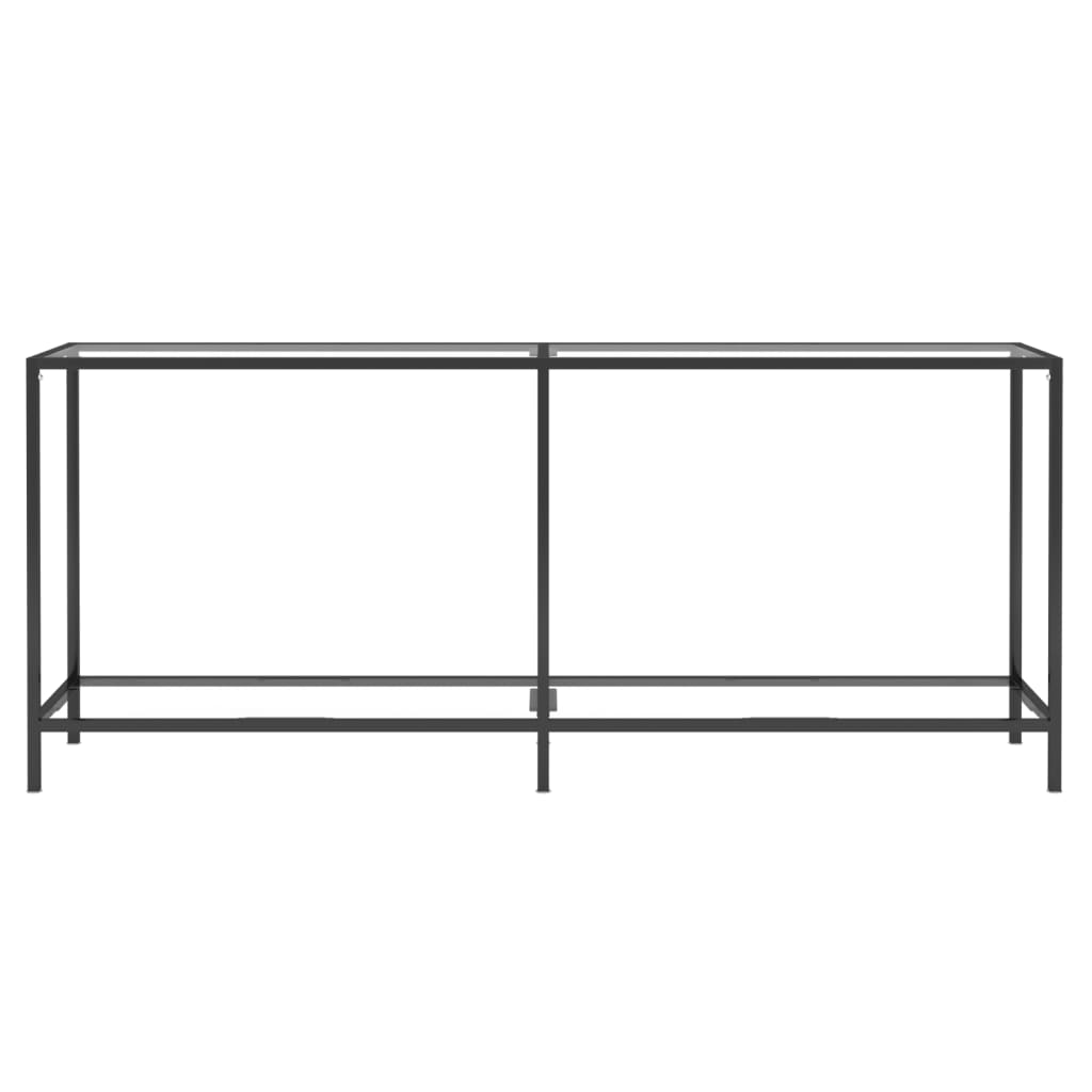 

vidaXL Wandtafel 180x35x75,5 cm gehard glas transparant