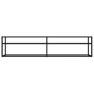 TV stolek průhledný 180 x 40 x 40,5 cm tvrzené sklo - obrázek 3