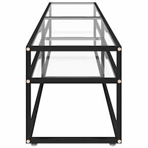 TV stolek průhledný 180 x 40 x 40,5 cm tvrzené sklo - obrázek 4