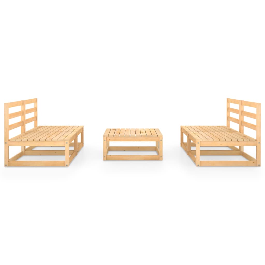 

vidaXL 5-delige Loungeset massief grenenhout