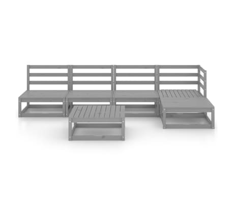 vidaXL &Sigma;&alpha;&lambda;ό&nu;&iota; &Kappa;ή&pi;&omicron;&upsilon; &Gamma;&kappa;&rho;&iota; &Sigma;&epsilon;&tau; 6 &Tau;&epsilon;&mu;&alpha;&chi;ί&omega;&nu; &alpha;&pi;ό &Mu;&alpha;&sigma;ί&phi; &Xi;ύ&lambda;&omicron; &Pi;&epsilon;ύ&kappa;&omicron;&upsilon;