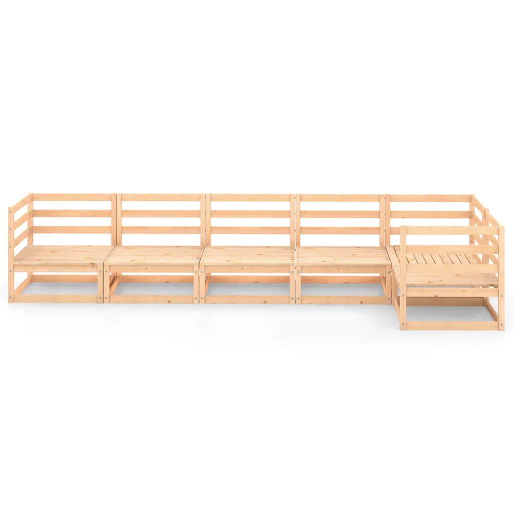 

vidaXL 6-delige Loungeset massief grenenhout