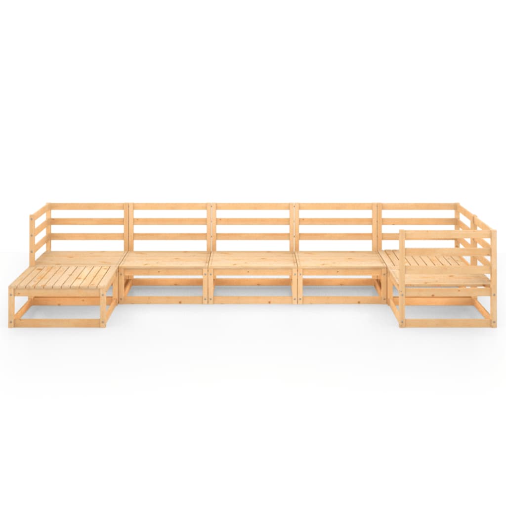 

vidaXL 7-delige Loungeset massief grenenhout