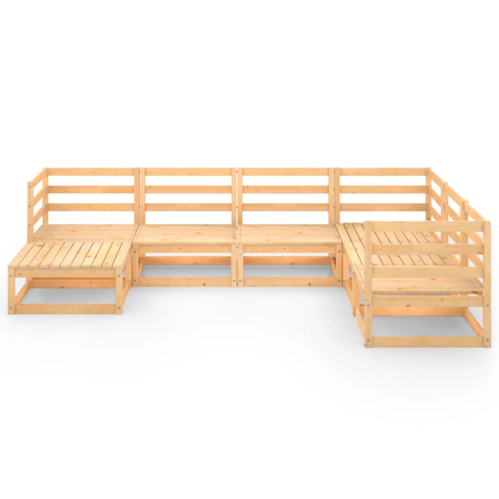 

vidaXL 7-delige Loungeset massief grenenhout