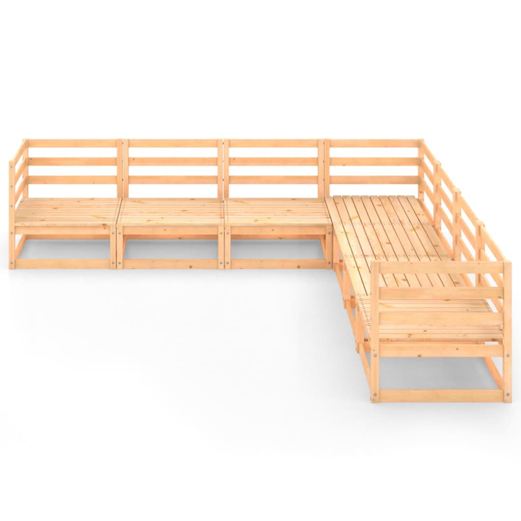 

vidaXL 7-delige Loungeset massief grenenhout