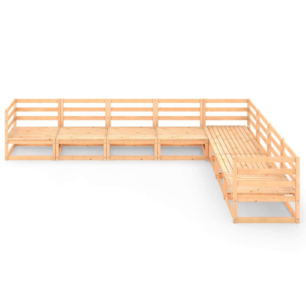 

vidaXL 8-delige Loungeset massief grenenhout