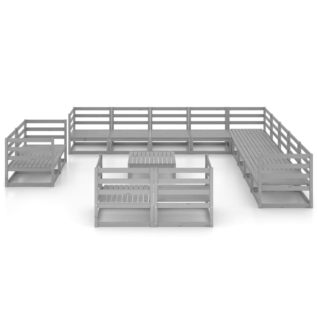 

vidaXL 14-delige Loungeset massief grenenhout