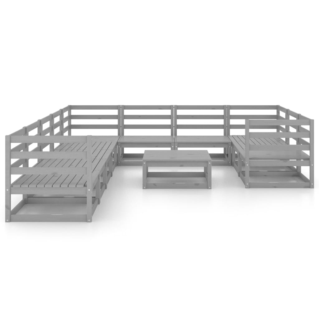 

vidaXL 11-delige Loungeset massief grenenhout