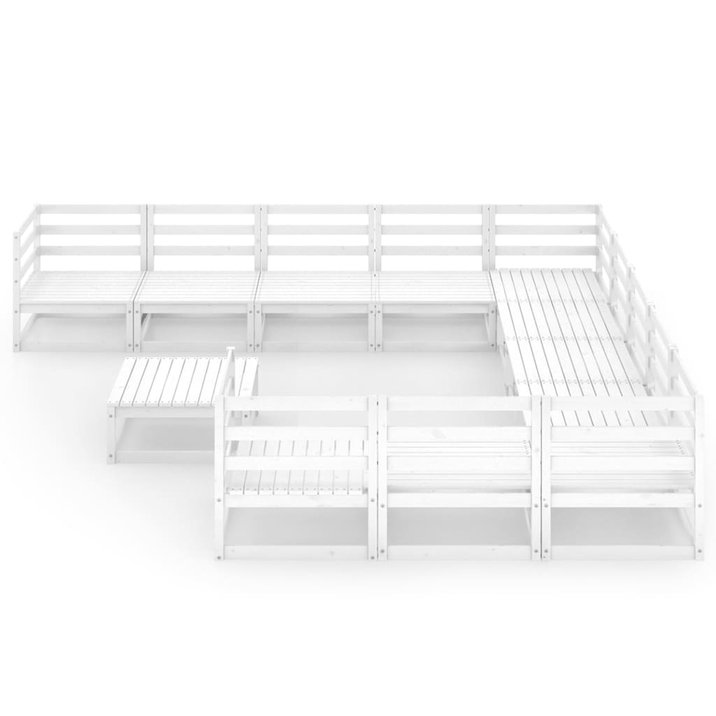 

vidaXL 12-delige Loungeset massief grenenhout