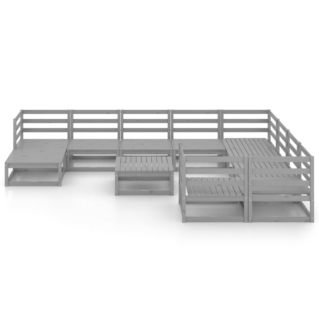 

vidaXL 11-delige Loungeset massief grenenhout
