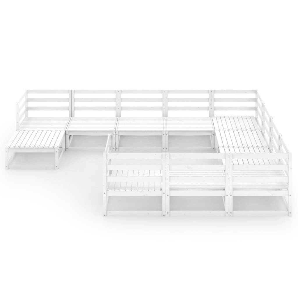 

vidaXL 11-delige Loungeset massief grenenhout