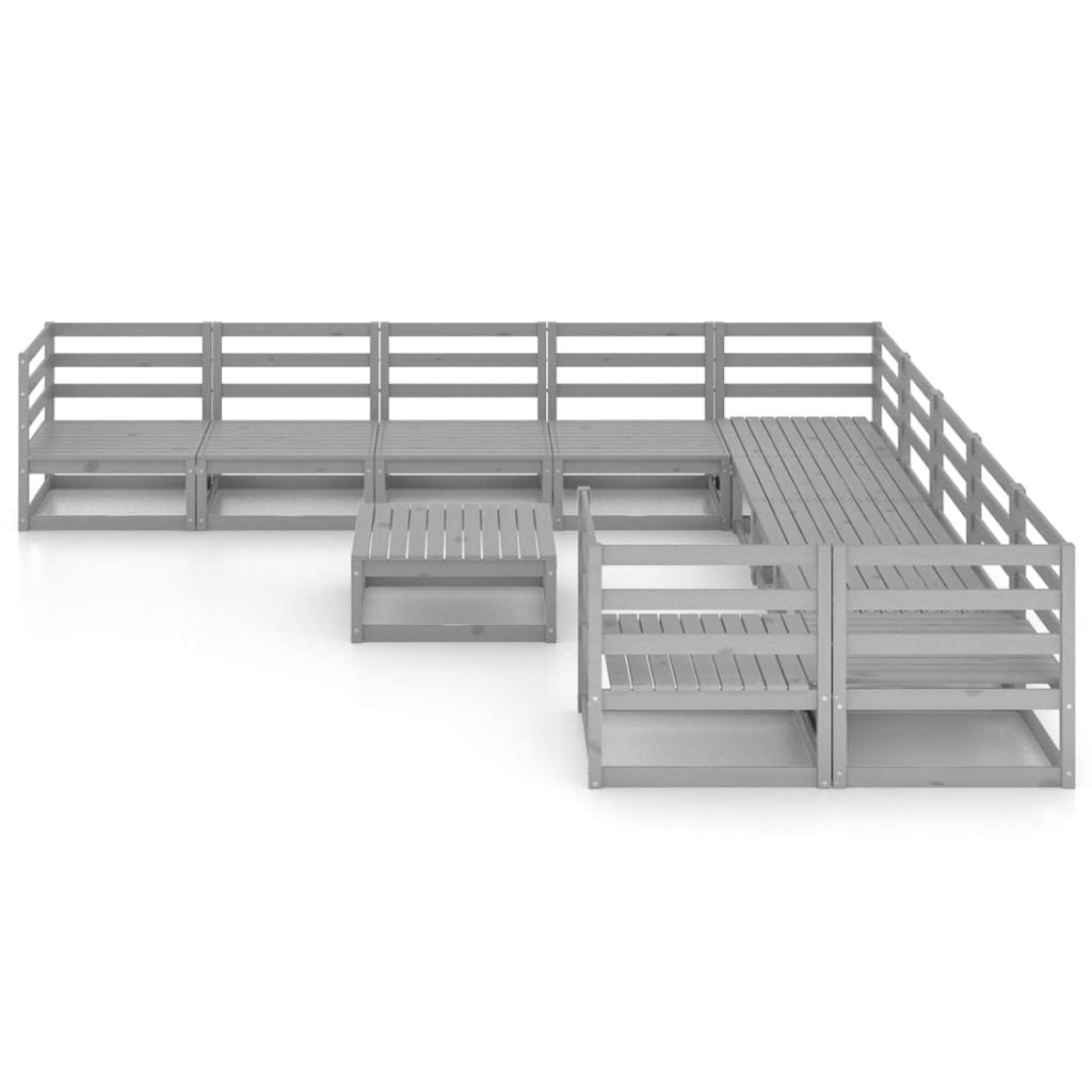 

vidaXL 12-delige Loungeset massief grenenhout