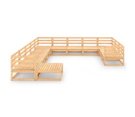 vidaXL &Sigma;&alpha;&lambda;ό&nu;&iota; &Kappa;ή&pi;&omicron;&upsilon; 12 &Tau;&epsilon;&mu;&alpha;&chi;ί&omega;&nu; &alpha;&pi;ό &Mu;&alpha;&sigma;ί&phi; &Xi;ύ&lambda;&omicron; &Pi;&epsilon;ύ&kappa;&omicron;&upsilon;