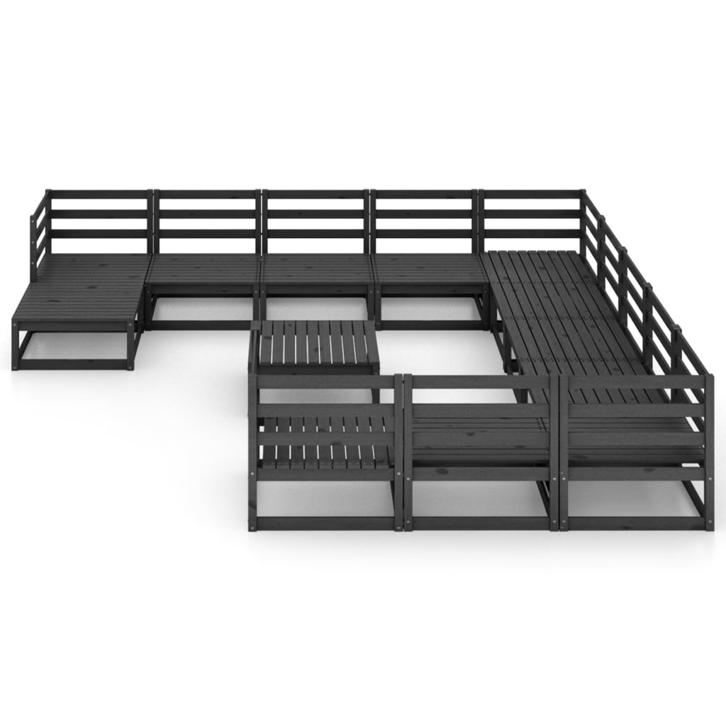 Thumbnail - vidaXL 13-tlg. Garten-Lounge-Set Massivholz Kiefer