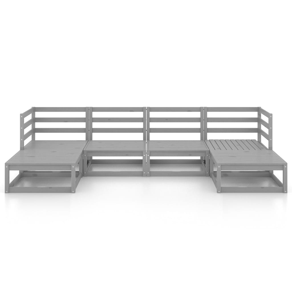 

vidaXL 6-delige Loungeset massief grenenhout