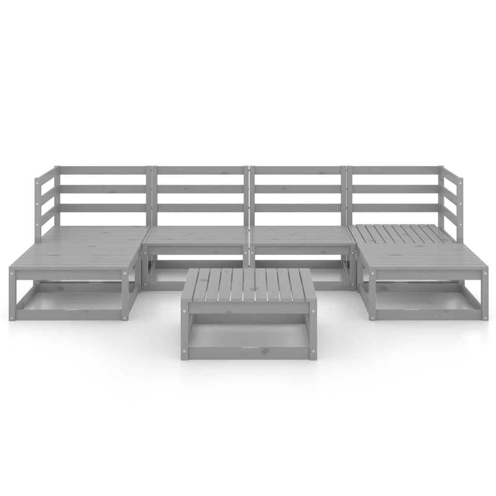 

vidaXL 7-delige Loungeset massief grenenhout