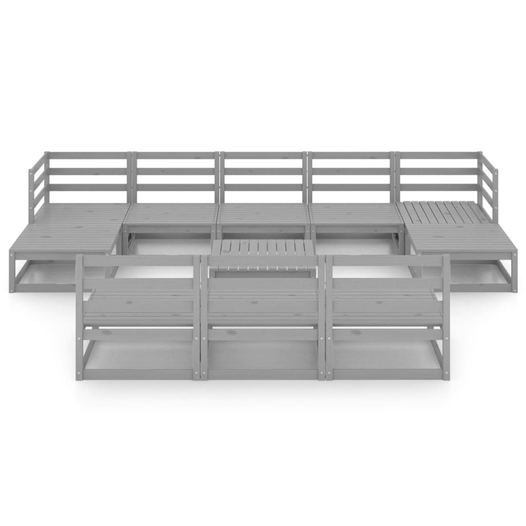

vidaXL 11-delige Loungeset massief grenenhout