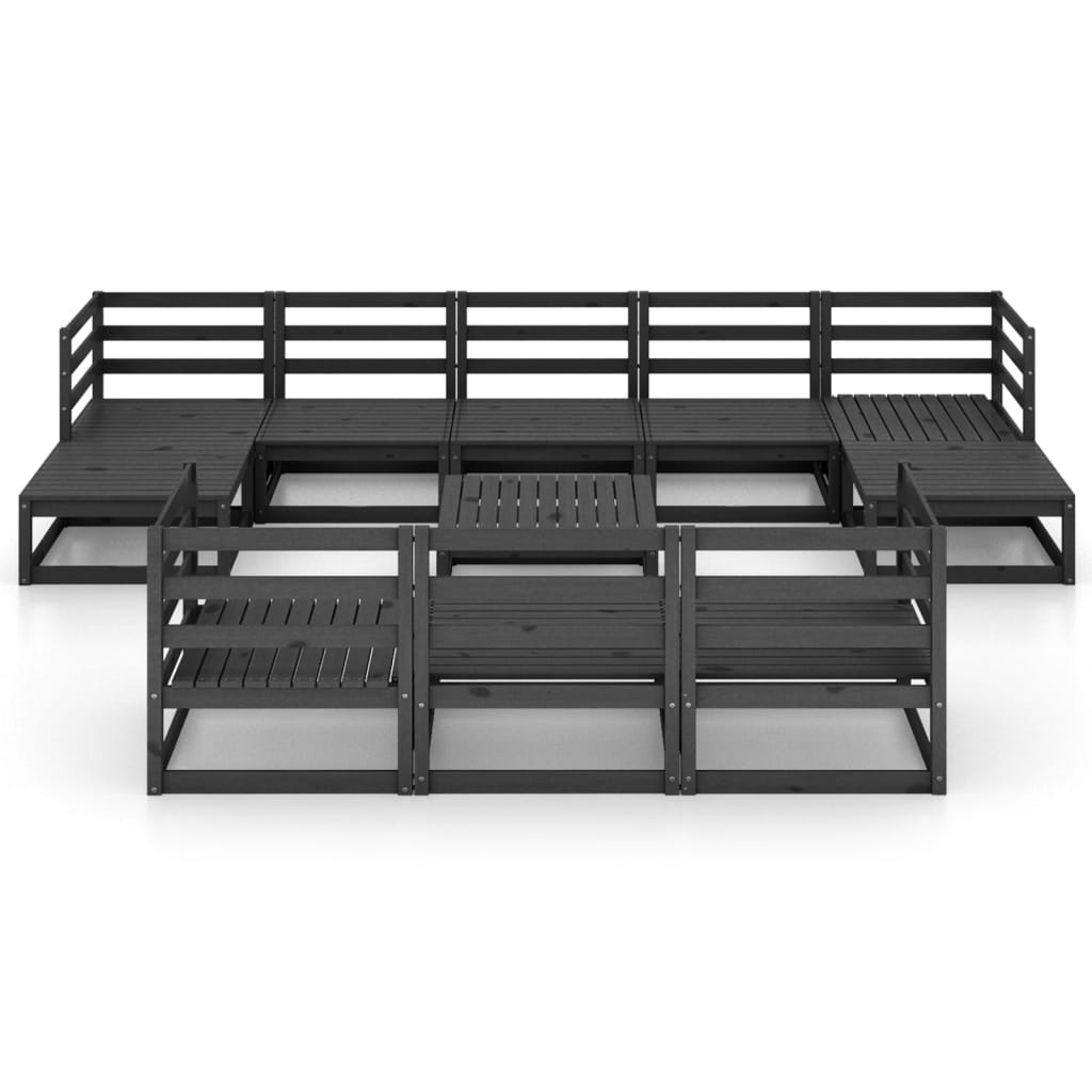 Thumbnail - vidaXL 11-tlg. Garten-Lounge-Set Massivholz Kiefer