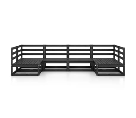 vidaXL 6-tlg. Garten-Lounge-Set Massivholz Kiefer
