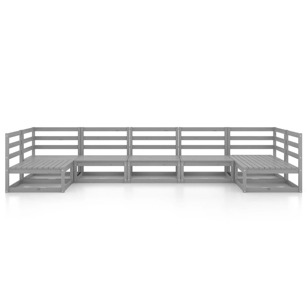 

vidaXL 7-delige Loungeset massief grenenhout