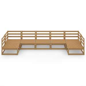 vidaXL Garden Lounge Set | Honey brown | Solid pinewood | Medium | Modular