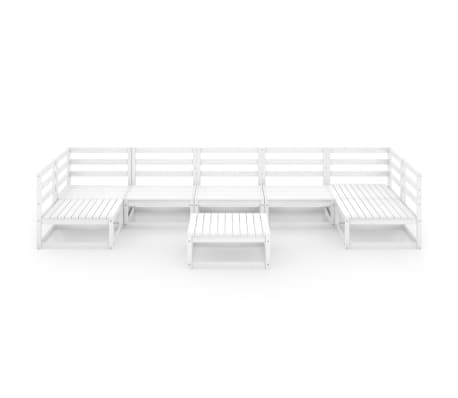 vidaXL 8 Piece Garden Lounge Set Solid Pinewood