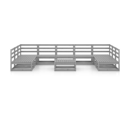 vidaXL 10 Piece Garden Lounge Set Solid Pinewood