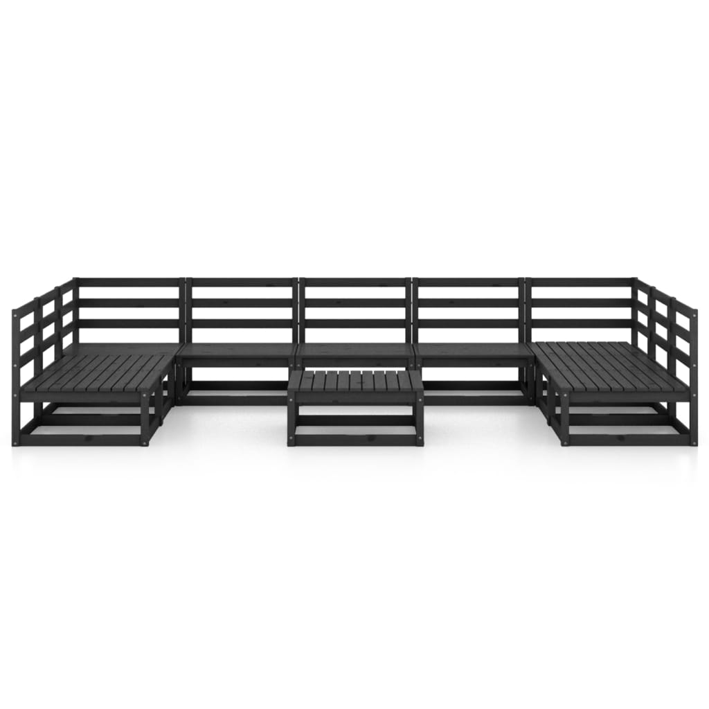 

vidaXL 10-delige Loungeset massief grenenhout