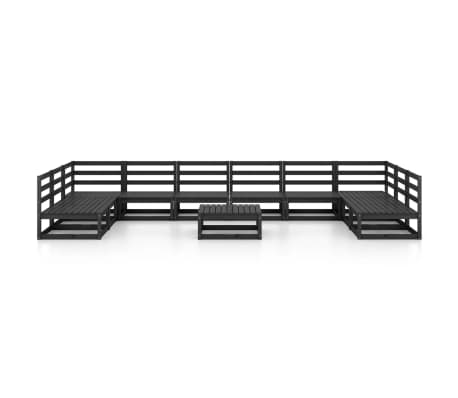 vidaXL 11-delige Loungeset massief grenenhout