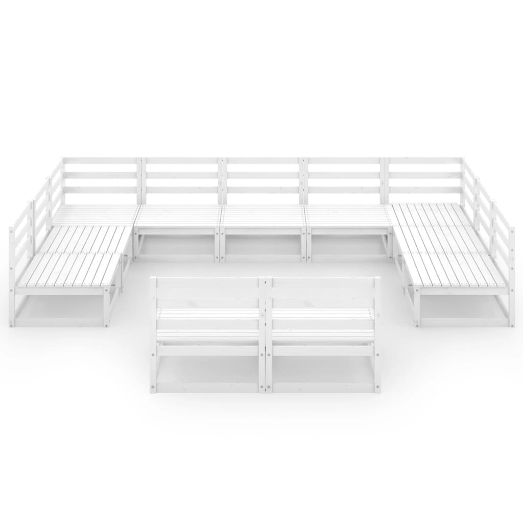 

vidaXL 11-delige Loungeset massief grenenhout
