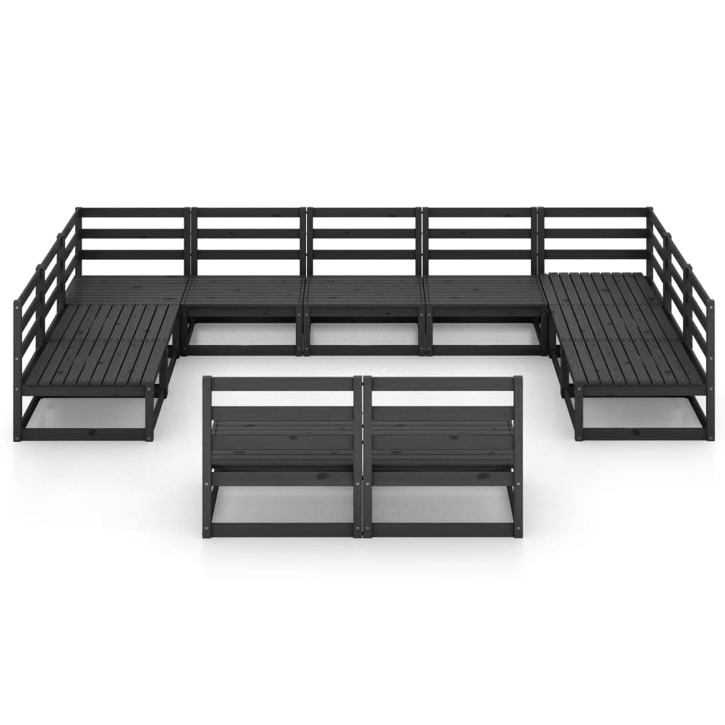 

vidaXL 11-delige Loungeset massief grenenhout