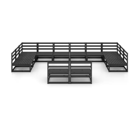 vidaXL 12-delige Loungeset massief grenenhout