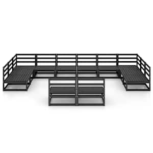 vidaXL 12-delige Loungeset massief grenenhout