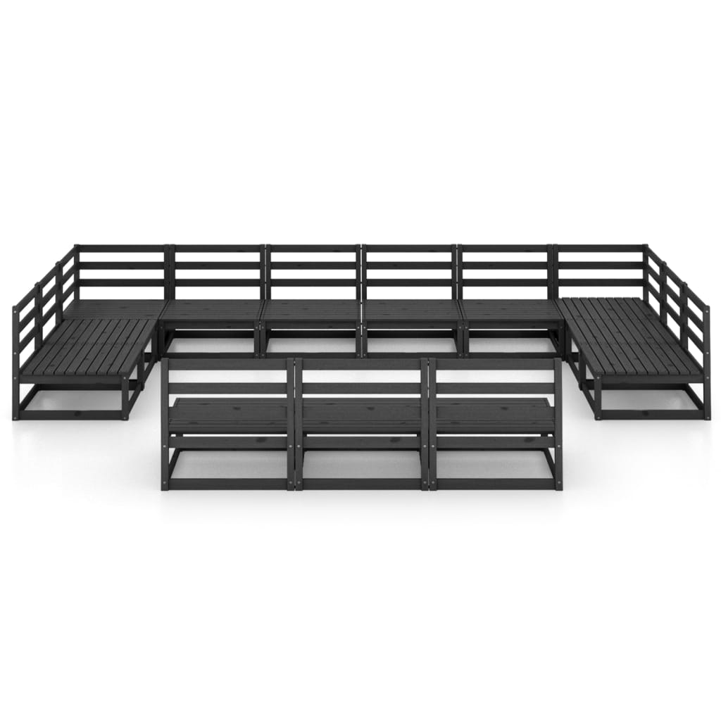 Thumbnail - vidaXL 13-tlg. Garten-Lounge-Set Massivholz Kiefer