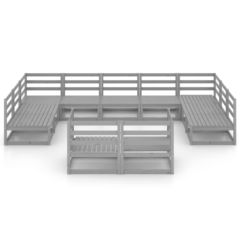 

vidaXL 11-delige Loungeset massief grenenhout