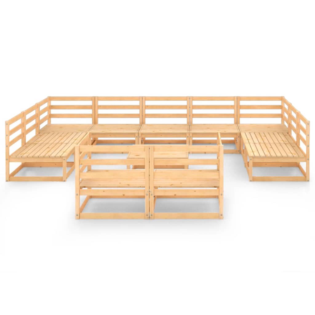 

vidaXL 12-delige Loungeset massief grenenhout