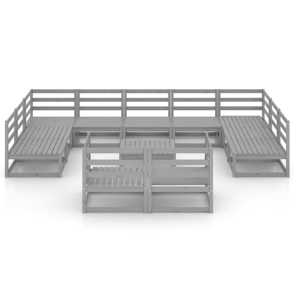 

vidaXL 12-delige Loungeset massief grenenhout