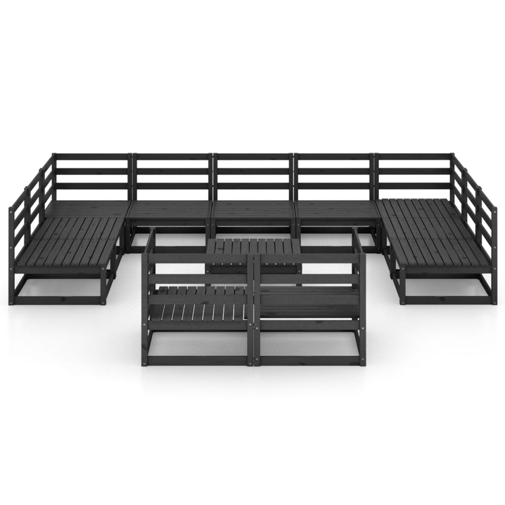 Thumbnail - vidaXL 12-tlg. Garten-Lounge-Set Massivholz Kiefer