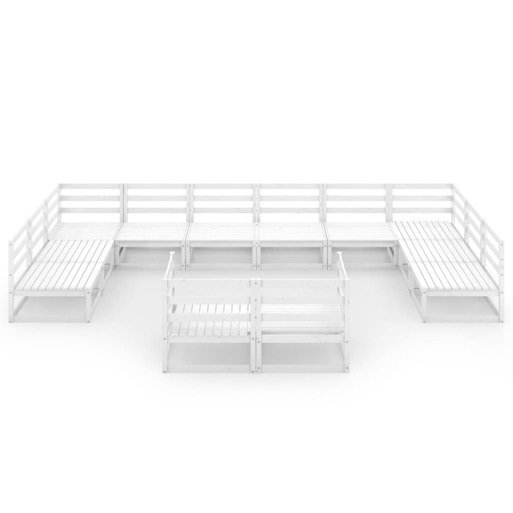 

vidaXL 12-delige Loungeset massief grenenhout