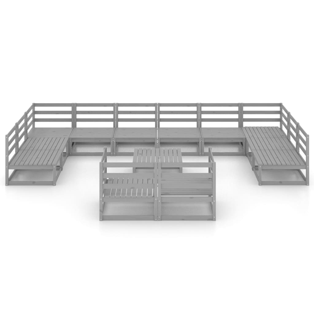 

vidaXL 13-delige Loungeset massief grenenhout