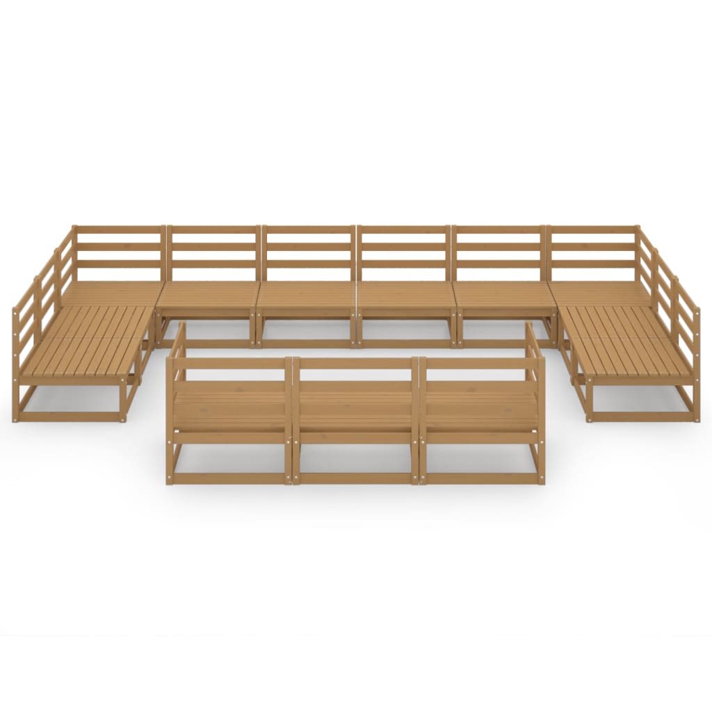 

vidaXL 13-delige Loungeset massief grenenhout
