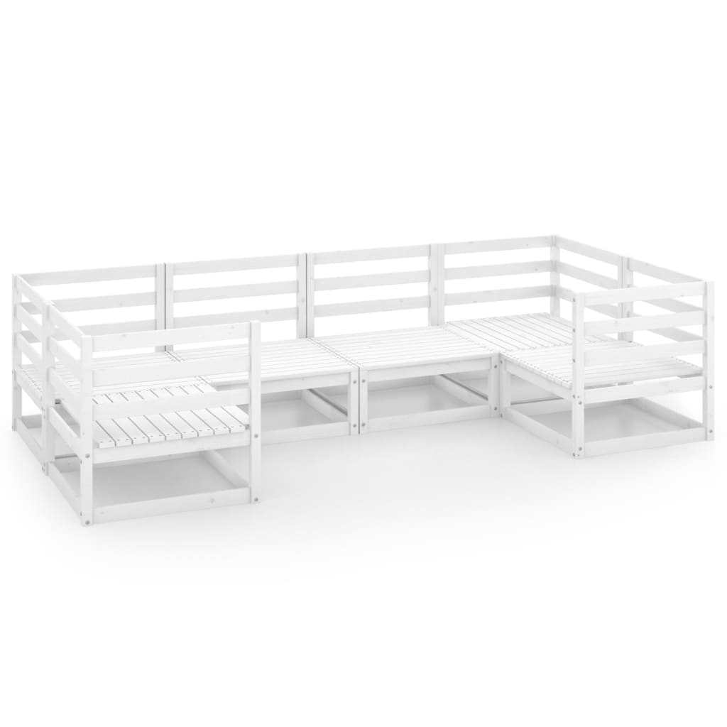Thumbnail - vidaXL 6-tlg. Garten-Lounge-Set Massivholz Kiefer